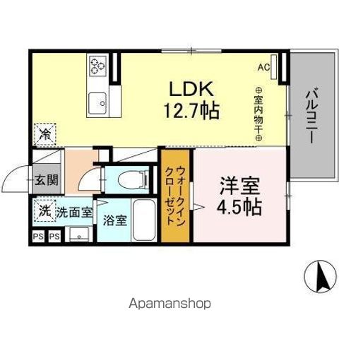 DーROOM富士見の間取り写真