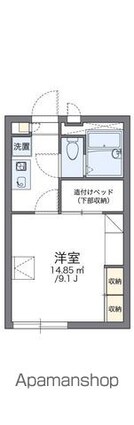 レオパレス飯島[1K/23.18m2]の間取図