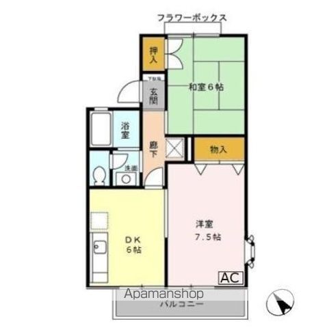 ストークコートNの間取り写真