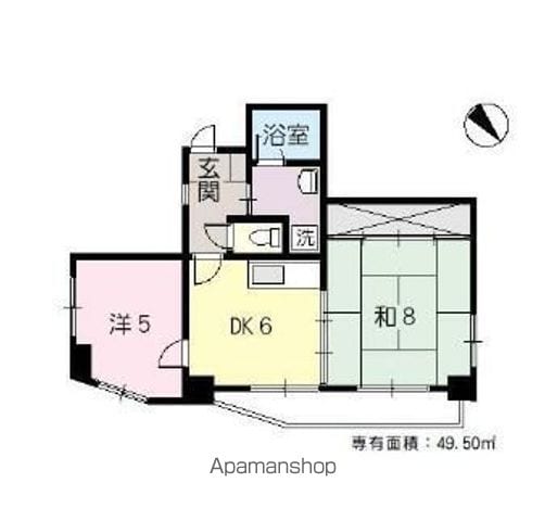比治山パークサイドビルの間取り写真