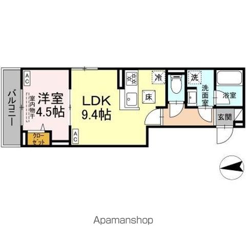 セレスティア六町IVの間取り写真