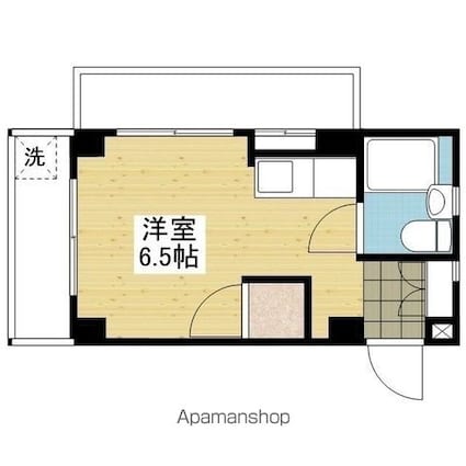 シャルマンⅡ[1R/29.92m2]の間取図