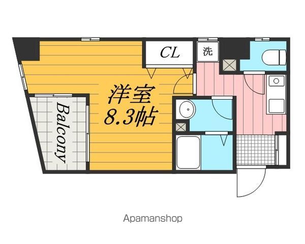 【墨田区押上のマンションの間取り】