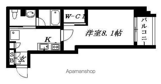 ディオレクレスト東心斎橋の間取り写真