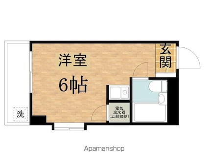 ブリリアン・メゾン・オノ[1R/15.15m2]の間取図