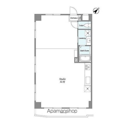 ＰＡＴＨ中目黒ｄｕｅ[1R/61m2]の間取図