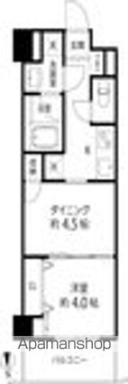 ＤｕｏＳｔａｇｅ白金高輪[1DK/30.05m2]の間取図