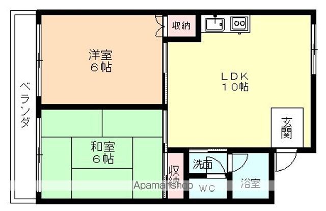五葉ハイツの間取り写真