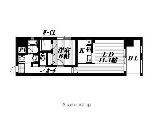 OCEAN松屋町の間取り写真