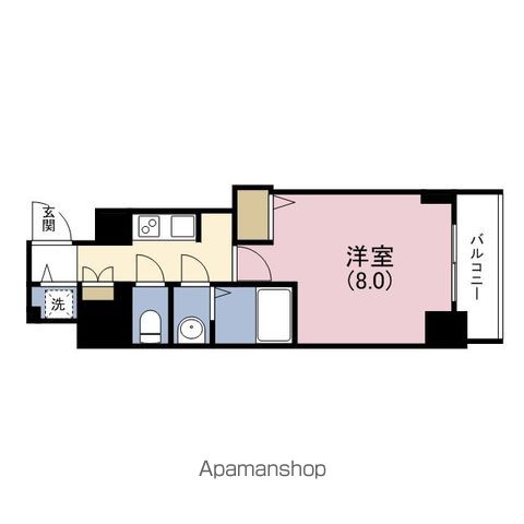 S−RESIDENCE谷町五丁目の間取り写真