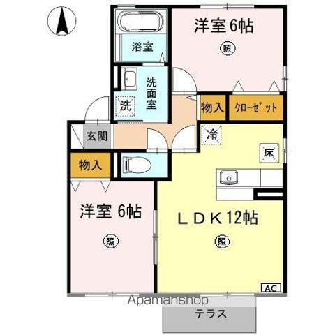 エクセレントヴィラ E棟の間取り写真