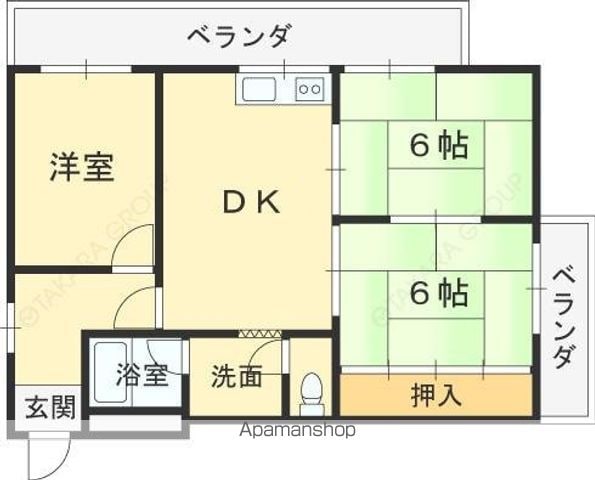 サンエス原田の間取り写真