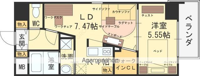 スペチアーレの間取り写真