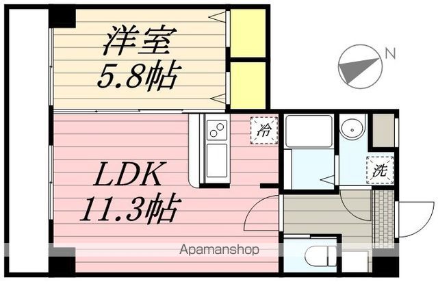 ラヴィエント浅草言問 301 ｜ 東京都台東区浅草６丁目26-11（賃貸マンション1LDK・3階・40.16㎡） その2