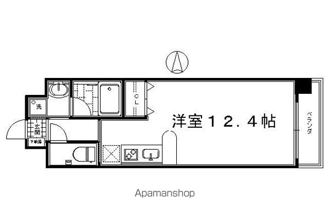 東海道本線 西大路駅 徒歩15分 8階建 築16年の間取り写真