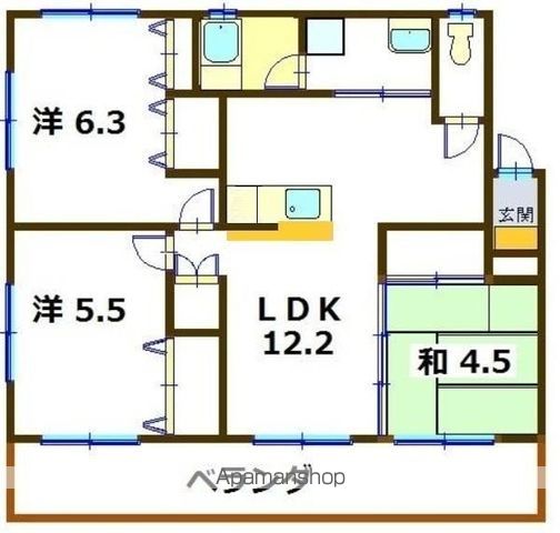 メゾンGIBOの間取り写真