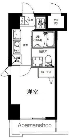 【川崎市高津区二子のマンションの間取り】