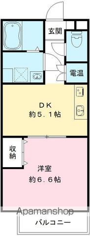エルメゾン長曽根の間取り写真