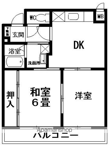 【メゾンヒロの間取り】