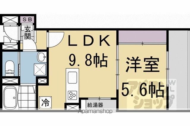 メゾンドクレール西大路の間取り写真
