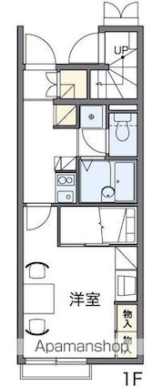 レオパレス花[1K/23.61m2]の間取図