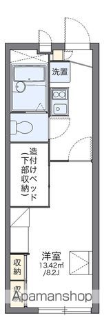 レオパレスソレイユの間取り写真