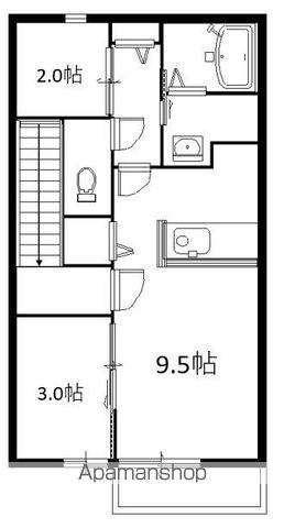 エルメゾン富士見の間取り