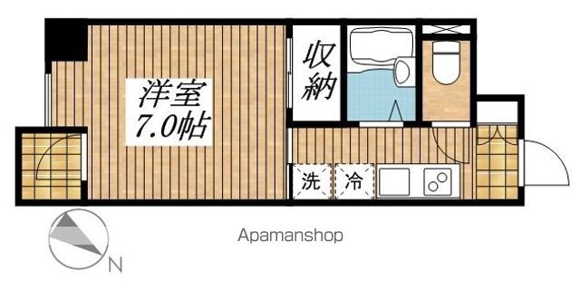 立川市高松町のマンションの間取り