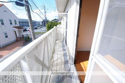 フレグランスカサイＢ棟[2DK/43m2]のバルコニー