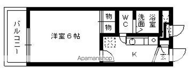 レオパレス志賀の間取り写真
