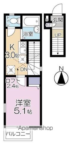 プティカァーネの間取り