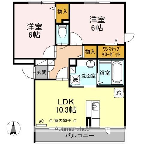 グランパルクセゾンの間取り写真