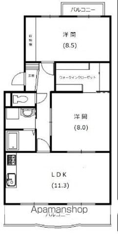 ピアンテ四ツ池の間取り写真