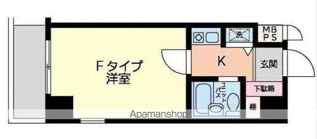 ＳーＦＯＲＴ錦糸町[1K/20.19m2]の間取図