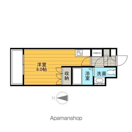 東京都墨田区錦糸１丁目[1R/20.3m2]の間取図