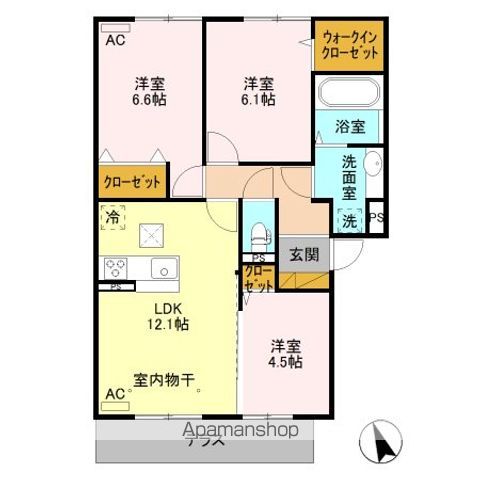 プレミストVの間取り写真