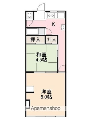 ＪＢヴィンテージ[2K/35m2]の間取図