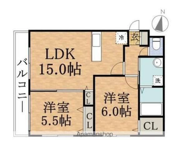 モルティーニ南円山の間取り写真