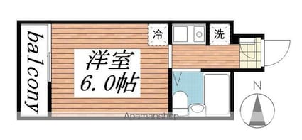 メゾン・ド・オルネ[1R/16.09m2]の間取図
