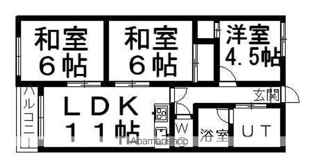 タウンヒルの間取り写真