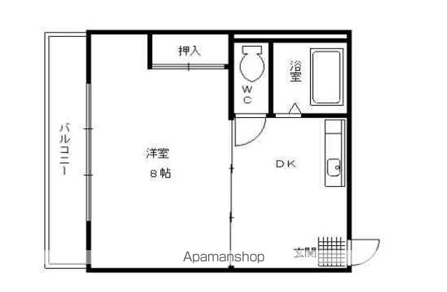 【福岡市東区松島のマンションの間取り】