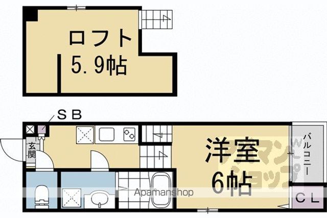 プランドールS花園寺ノ前町の間取り写真