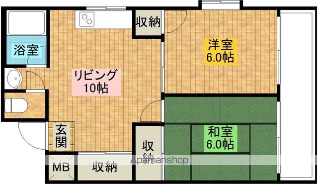 シャンボール淀川の間取り写真