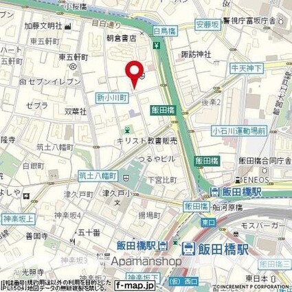 サンテミリオン飯田橋[1K/22.27m2]の周辺7