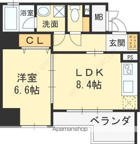 ES−GRANDE UMEDAKITAの間取り写真