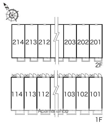 レオパレスソレーユ 207 ｜ 茨城県鹿嶋市大字平井2301-2（賃貸アパート1K・2階・26.08㎡） その27