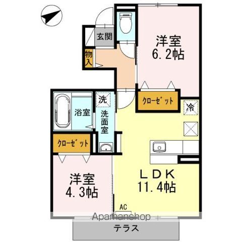 【ＤーＲＯＯＭ三苫の間取り】