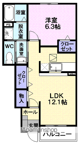 プレッソ・Tの間取り写真