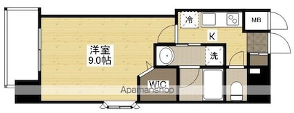 Ｙｅｌｌ　Ｒｅｓｉｄｅｎｃｅ　横川新橋[1K/29.22m2]の間取図
