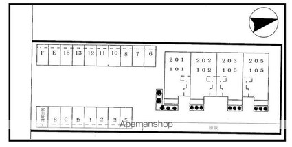 チェリークイーン[2LDK/51.67m2]の配置図